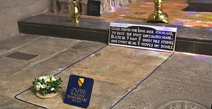 Shakespeare's Grave, Stratford-upon-Avon Image