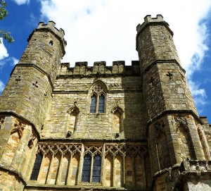 Battle Abbey, built by William the Conqueror on the supposed site where Harold fell. Photo by Vince.