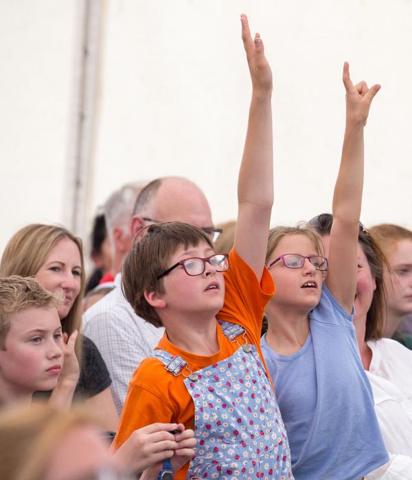 Kids at CVHF